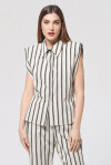 Striped armhole shirt - 4