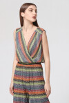 Multicolored top with cross - 3