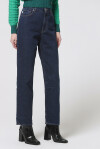 Jeans modello boot-cut in denim scuro - 4