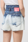 Degradè shorts with belt at the waist - 3