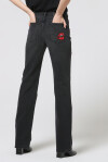 Flare jeans with patch - 2