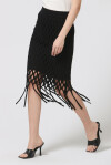 Perforated longuette with fringes - 4