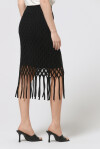 Perforated longuette with fringes - 2
