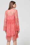 Embroidered tulle dress - 2