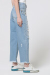 Jeans with crystal application - 2