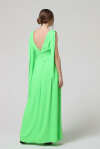 Long dress with side slits on the shoulders - 4