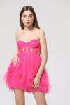 Vestito corto in tulle - 3