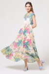 Long printed dress - 4