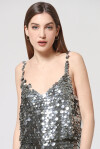 Top con maxi paillettes - 4