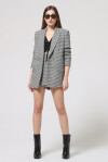 Blazer in vichy stretch pied de poule - 3