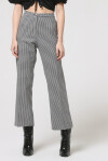 Houndstooth stretch gingham trousers - 4