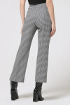 Pantaloni in vichy stretch pied de poule - 2