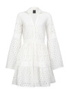Sangallo patch mini dress - 1