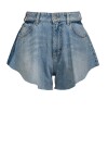 Shorts butterfly in denim bleach - 4
