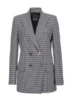 Blazer in vichy stretch pied de poule - 1