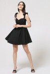 Bustier dress with circular skirt - 4