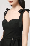 Vestito bustier con gonna circolare - 2