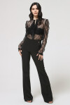 Structured flare trousers - 3