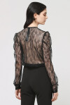 Lace body with rouches - 4