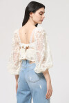 Lace top with sweetheart neckline - 4