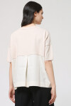 Blusa scollo a V in cotone - 4