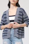 Cotton and linen knitted jacket - 4