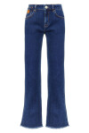 Jeans trombetta in denim stretch - 1