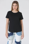 T-shirt with jewel application on the shoulder - 4