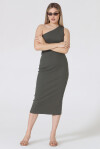 Ribbed one shoulder dress - 3