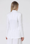 Blazer monopetto in lino - 3