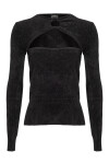 Maglia aderente con cutout - 1