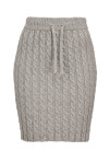 Cable knit miniskirt - 1