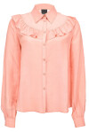 Blouse in habutai with ruffles - 1