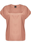 Blusa in satin stretch - 1