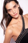Mini dress with studs - 1