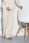 Pantaloni a vita alta con gamba ampia - 4