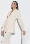 Blazer due bottoni con maniche morbide - 4