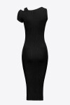 One-shoulder knit dress - 2
