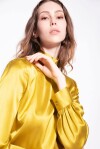 Turtleneck silk blouse - 4