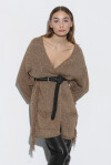 Cardigan in lurex con frange - 4