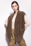 Maxi gilet in eco pelliccia - 3