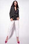 Monogram cardigan with jewel buttons - 1