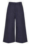 Pantaloni culotte in ottoman - 4