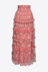 Skirt with flounces in lace - 3