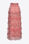 Skirt with flounces in lace - 2
