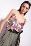 Macro paillettes top - 3