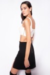 Crop top in stuoia bouclé - 4