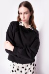 Sweatshirt with jewel applications - 4