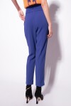 Pantaloni a vita alta in crêpe stretch - 2