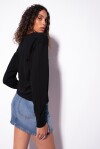 Pullover scollo a V con ricamo - 4